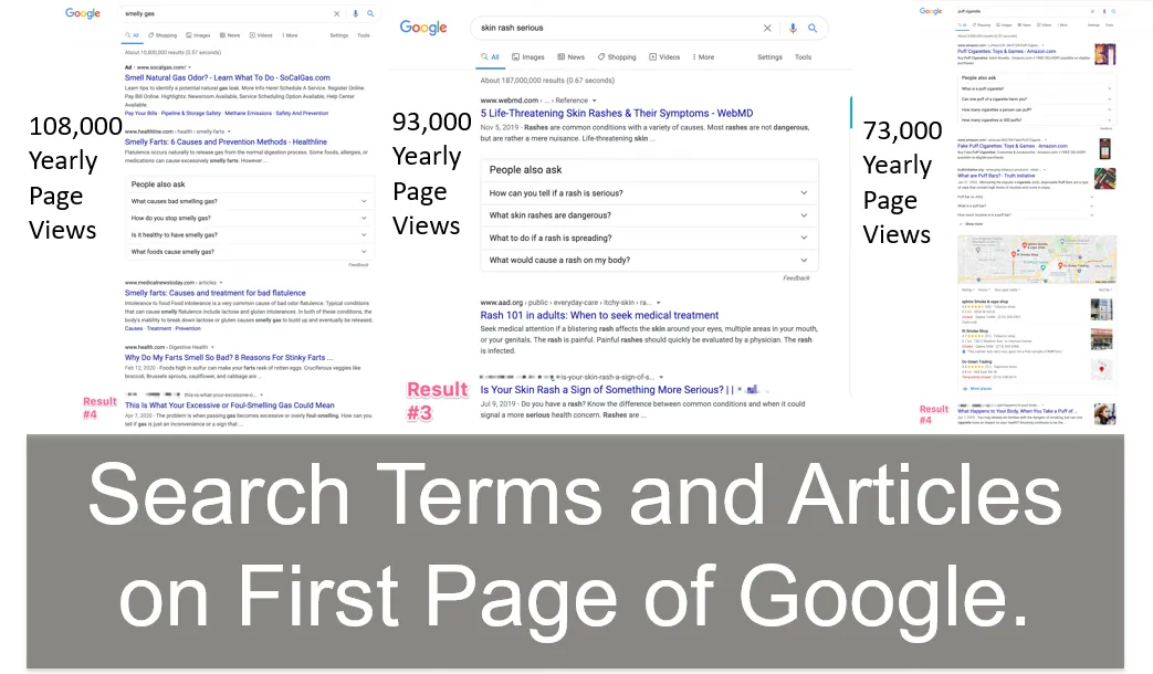 Search Terms and Articles
